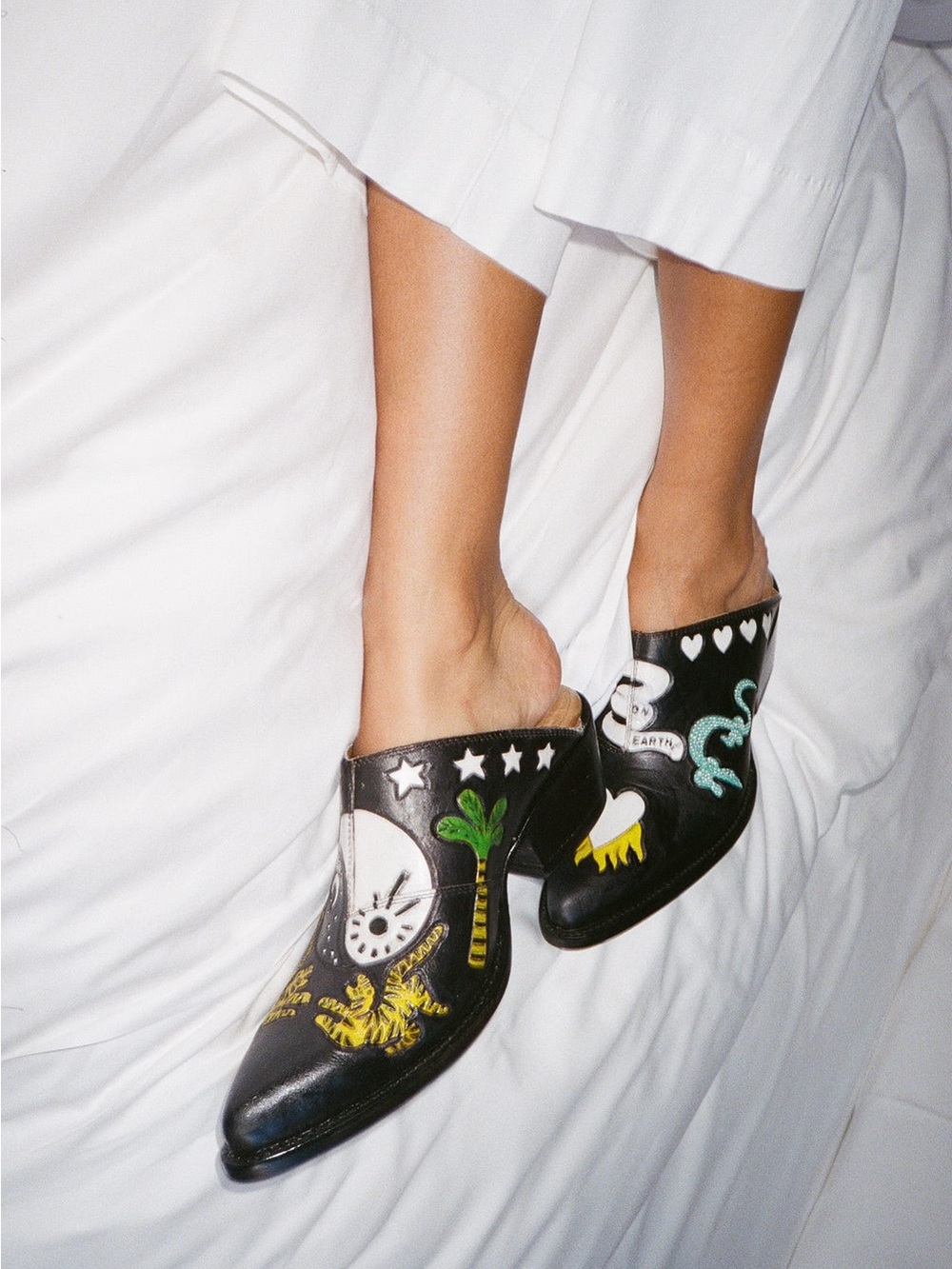 Brother Vellies’ 2020 Doodle Mule from their 2020 collection. - Picture 1 of 16
